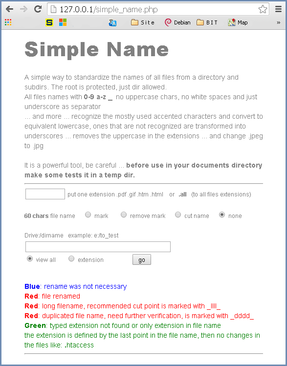 nomes de arquivos normalizados e renomeados sem caracteres estranhos - filename - simple name